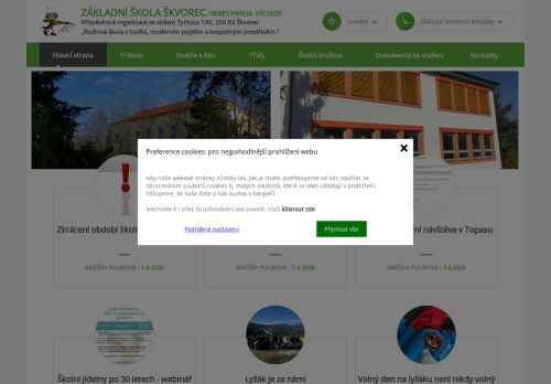 Základní škola Škvorec, okres Praha - východ nabízí práci na pozici Učitel/učitelka pro 1.st. v obci Škvorec