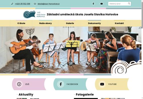 Zobrazit webové stránky Základní umělecká škola Josefa Slavíka