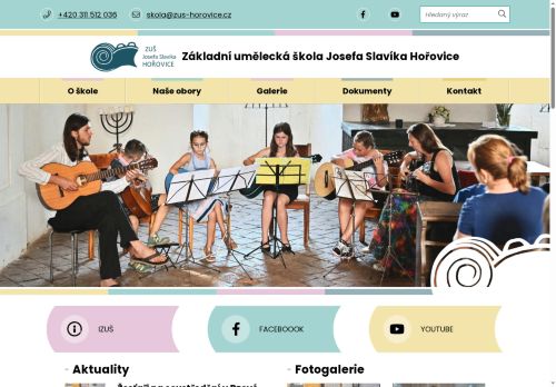 Zobrazit webové stránky Základní umělecká škola Josefa Slavíka