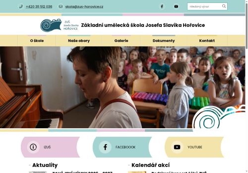 Zobrazit webové stránky Základní umělecká škola Josefa Slavíka