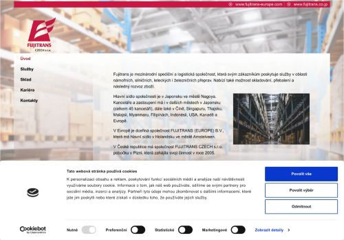 FUJITRANS CZECH s.r.o. nabízí práci na pozici Mzdoví účetní v obci Plzeň