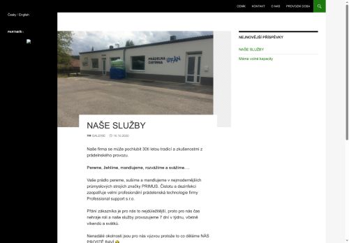 Prádelna čistírna URAN s.r.o. nabízí práci na pozici Obsluha prádelny v obci Příbram