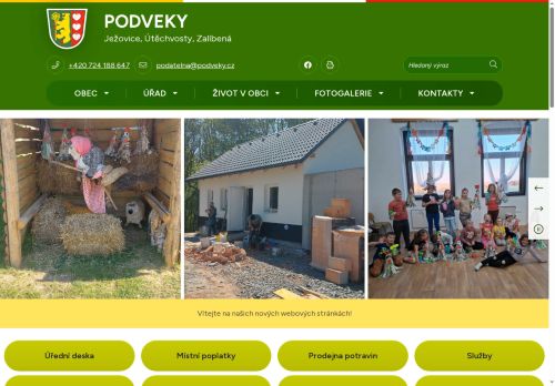 Zobrazit webové stránky Obecní úřad Podveky