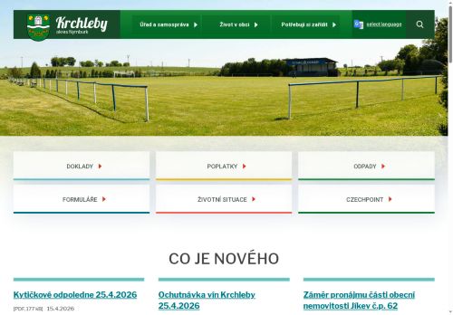 Zobrazit webové stránky Obecní úřad Krchleby