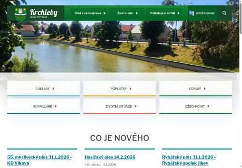 Zobrazit webové stránky Obecní úřad Krchleby