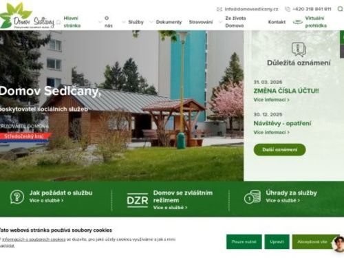 Domov Sedlčany, poskytovatel sociálních služeb