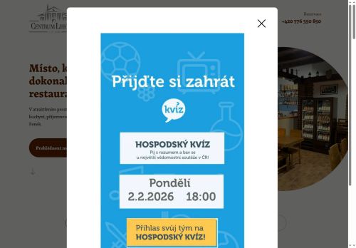 Zobrazit webové stránky Centrum Lihovar