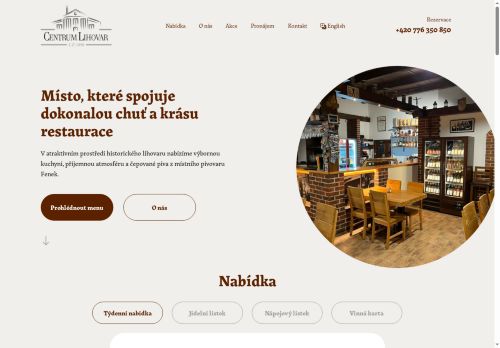 Zobrazit webové stránky Centrum Lihovar