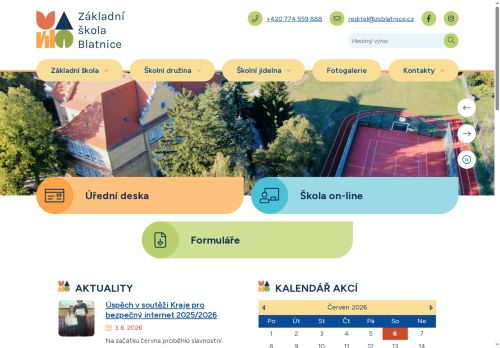 Základní škola Blatnice, okres Plzeň-sever, příspěvková organizace nabízí práci na pozici Učitel matematiky 2. stupeň v obci Blatnice