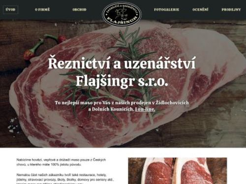 Řeznictví a uzenářství - František Janíček