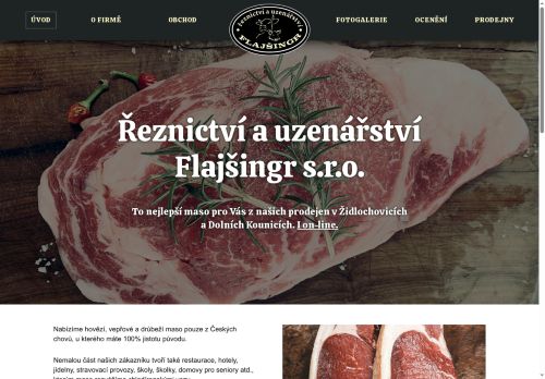 Zobrazit webové stránky Řeznictví a uzenářství - František Janíček