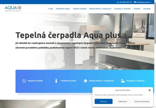 Webové stránky AQUA PLUS BOHEMIA, s.r.o., Beroun