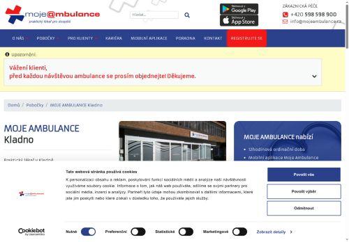 Zobrazit webové stránky Moje Ambulance Kladno
