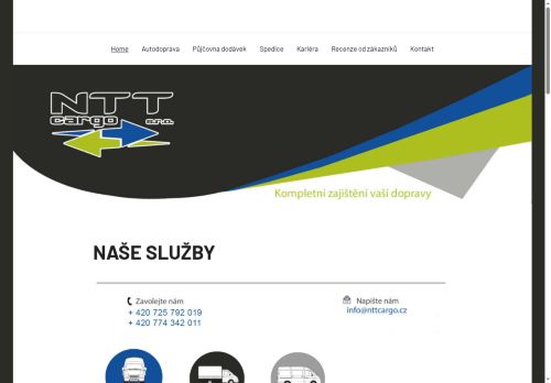 NTT Cargo s.r.o. nabízí práci na pozici ŘIDIČ MEZINÁRODNÍ KAMIONOVÉ DOPRAVY v obci Kouty