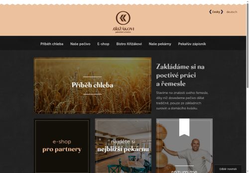 Zobrazit webové stránky Pekařství Křižák, s.r.o.