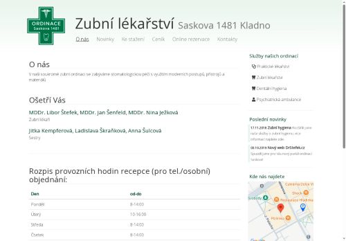 Zobrazit webové stránky Zubní lékař - Ordinace Saskova - MDDr. Libor Štefek, MDDr. Jan Šenfeld