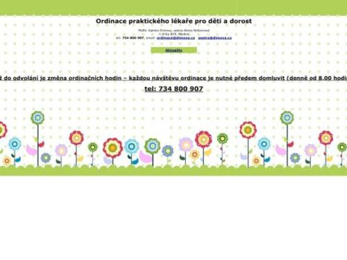 Praktický lékař pro děti a dorost - MUDr. Kamila Dimová