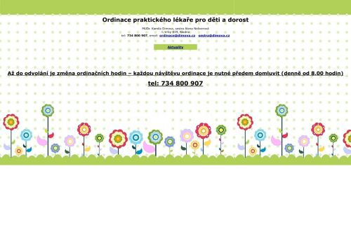 Zobrazit webové stránky Praktický lékař pro děti a dorost - MUDr. Kamila Dimová
