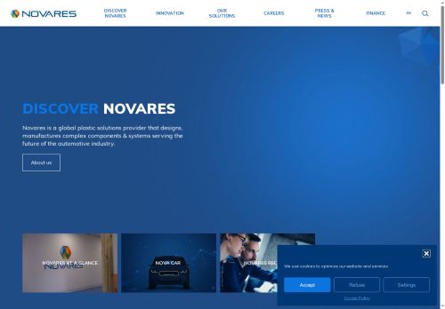 Novares CZ Cerhovice s.r.o. nabízí práci na pozici Operátor výroby v obci Cerhovice