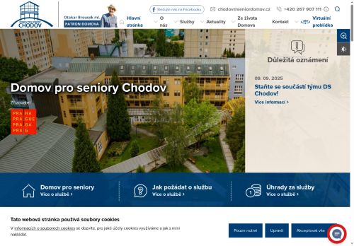 Domov pro seniory Chodov nabízí práci na pozici Pracovníci v sociálních službách v obci Praha