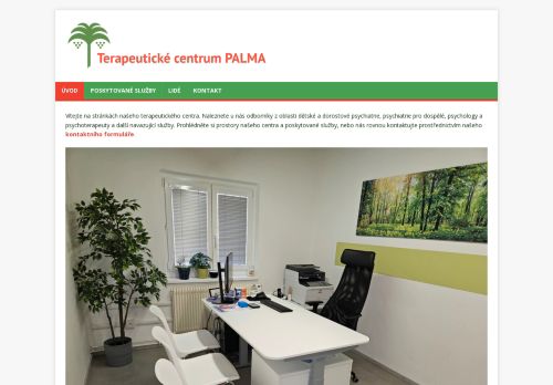 Zobrazit webové stránky Dětská a dorostenecká psychiatrie - Terapeutické centrum PALMA - MUDr. David Kolouch, MUDr. Jakub Kerner