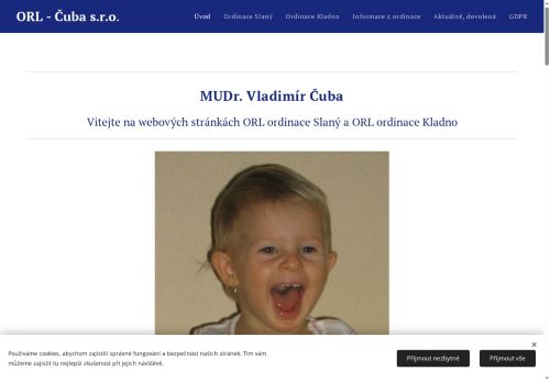 Zobrazit webové stránky ORL - MUDr. Vladimír Čuba