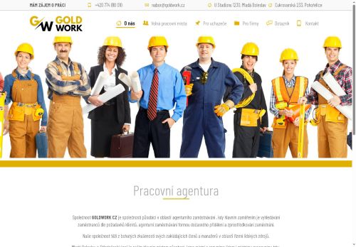 GOLDWORK CZ s.r.o. nabízí práci na pozici Operátor výroby v obci Nepřevázka