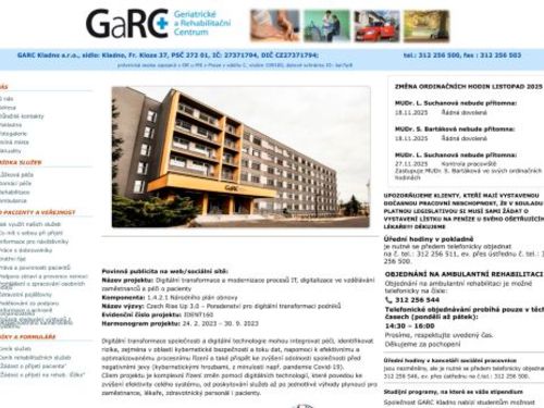 Praktický lékař pro dospělé - Geriatrické a Rehabilitační centrum - MUDr. Lenka Suchanová