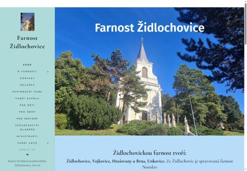 Zobrazit webové stránky Římskokatolická farnost Židlochovice