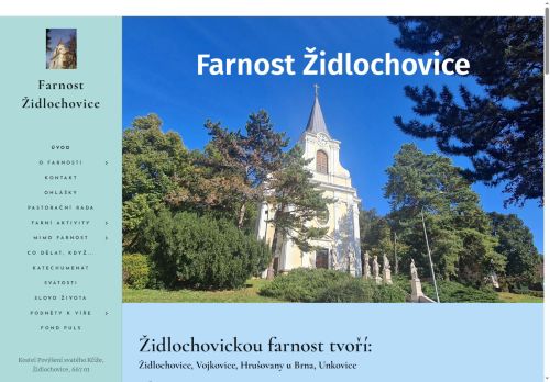 Zobrazit webové stránky Římskokatolická farnost Židlochovice