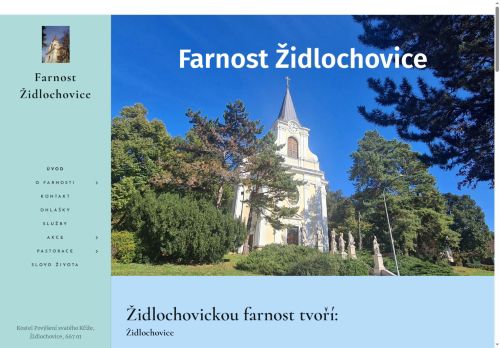 Zobrazit webové stránky Římskokatolická farnost Židlochovice