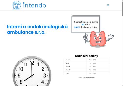 Zobrazit webové stránky Interní a endokrinologická ordinace - MUDr. Pavel Rosa, MUDr. Barbora Zajačíková