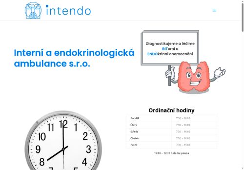 Zobrazit webové stránky Interní a endokrinologická ordinace - MUDr. Pavel Rosa, MUDr. Barbora Zajačíková