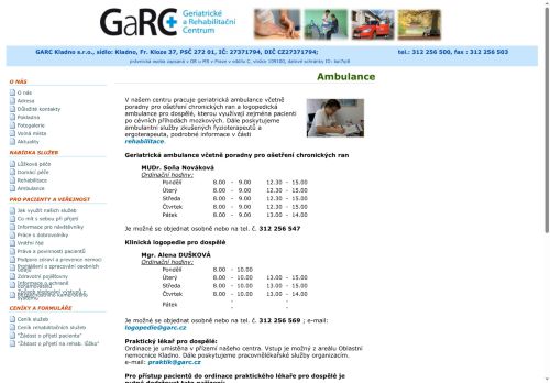 Zobrazit webové stránky Geriatrická ambulance - Geriatrické a Rehabilitační centrum - MUDr. Ivana Machanová