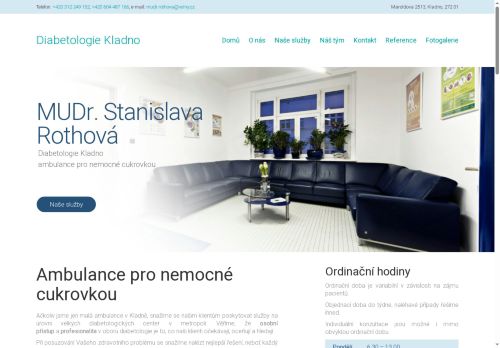 Zobrazit webové stránky Diabetologie - MUDr. Stanislava Rothová