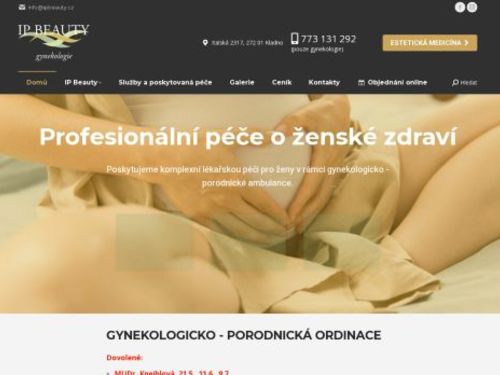 Gynekologicko porodnická ordinace - IP gynekologie
