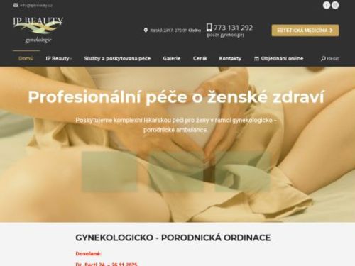 Gynekologicko porodnická ordinace - IP gynekologie