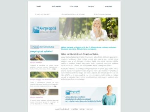 Alergologie - MUDr. Hana Pauková, MUDr. Barbora Ouředníková