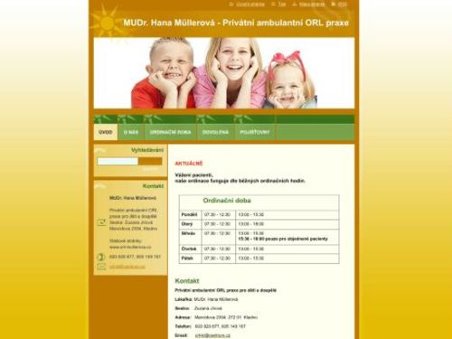 ORL - MUDr. Hana Müllerová