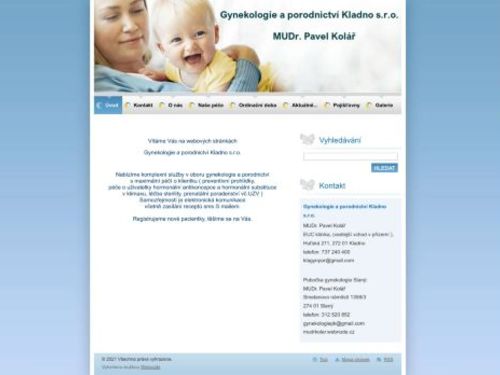 Gynekologie a porodnictví Kladno s.r.o. - MUDr. Pavel Kolář