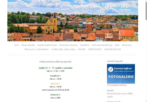 Zobrazit webové stránky Farnost Třebíč