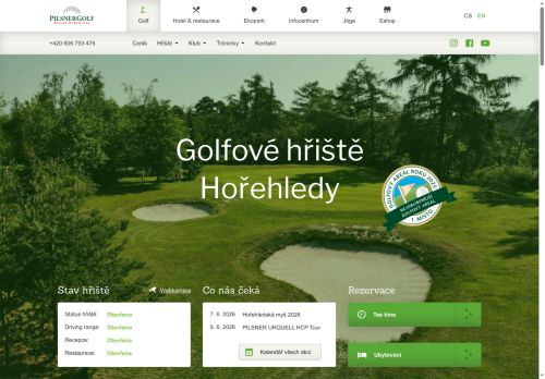 Česká golfová asociace s.r.o. nabízí práci na pozici recepční v obci Spálené Poříčí