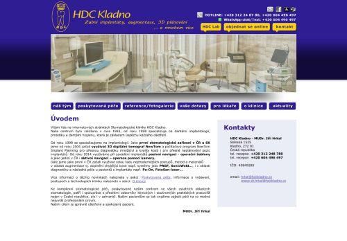 Zobrazit webové stránky Stomatologie - HDC Kladno - MUDr. Jiří Hrkal