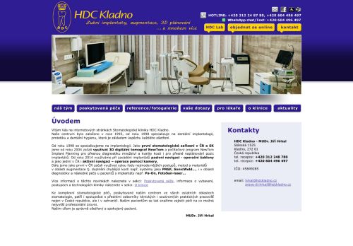 Zobrazit webové stránky Stomatologie - HDC Kladno - MUDr. Jiří Hrkal