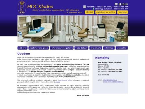 Stomatologie - HDC Kladno - MUDr. Jiří Hrkal
