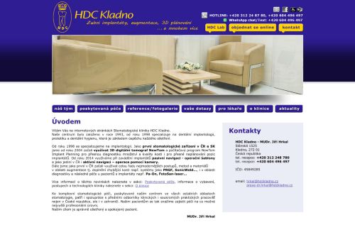 Zobrazit webové stránky Stomatologie - HDC Kladno - MUDr. Jiří Hrkal