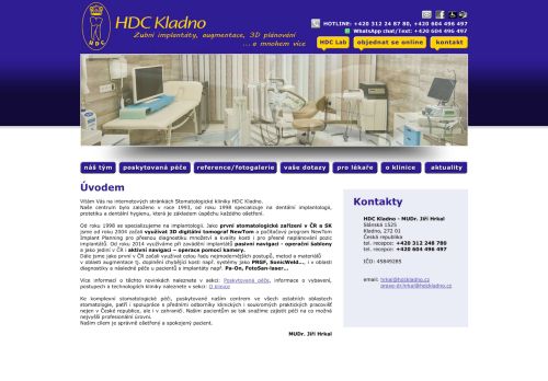 Zobrazit webové stránky Stomatologie - HDC Kladno - MUDr. Jiří Hrkal