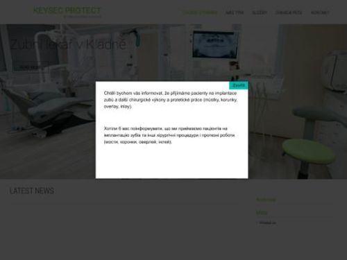Stomatologie - KEYSEC PROTECT - lékař stomatolog Serhii Bilyi