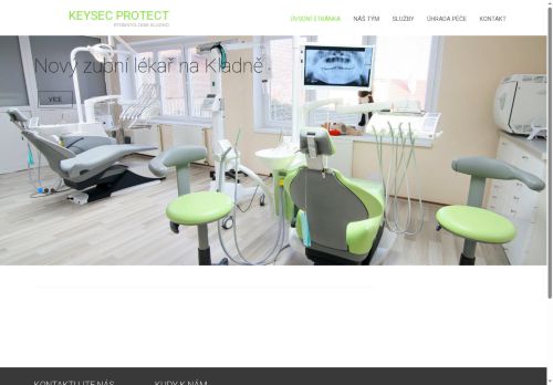 Zobrazit webové stránky Stomatologie - KEYSEC PROTECT - lékař stomatolog Serhii Bilyi