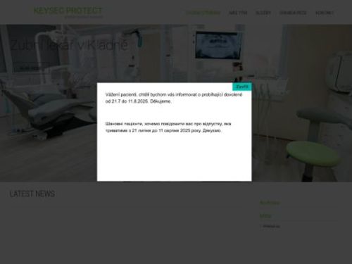 Stomatologie - KEYSEC PROTECT - lékař stomatolog Serhii Bilyi